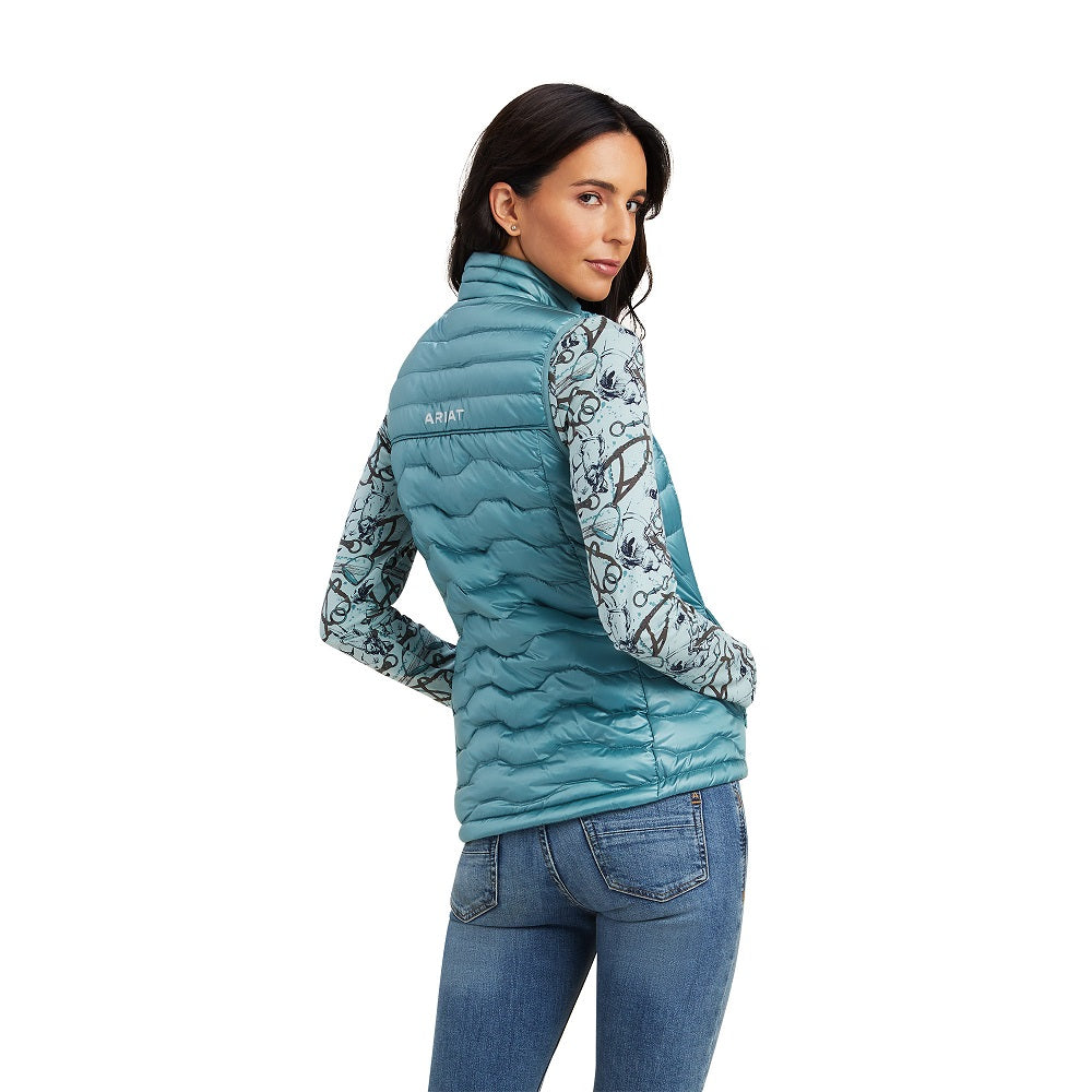 Ariat Womens Ideal Down Vest | Iridescent Arctic