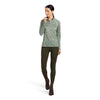 Ariat Womens Sunstopper 2.0 1/4 Zip Baselayer | Hedge Green Horse