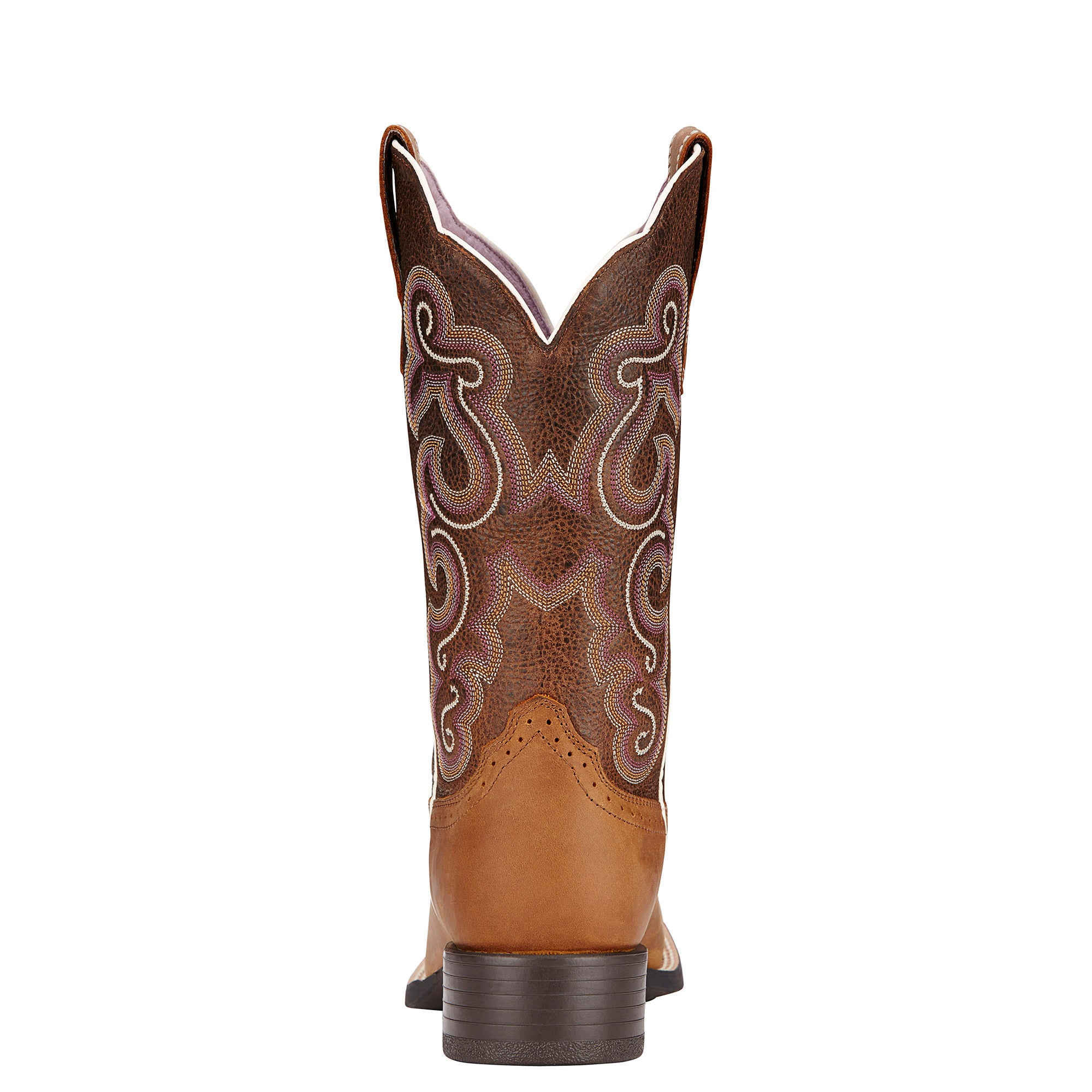 Ariat Womens Quickdraw Western Boot Badlands Brown Wicker B