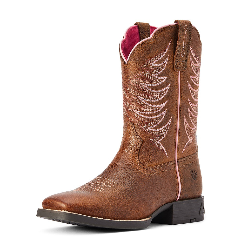 Ariat Youth Western Boots | Firecatcher | Rowdy Brown