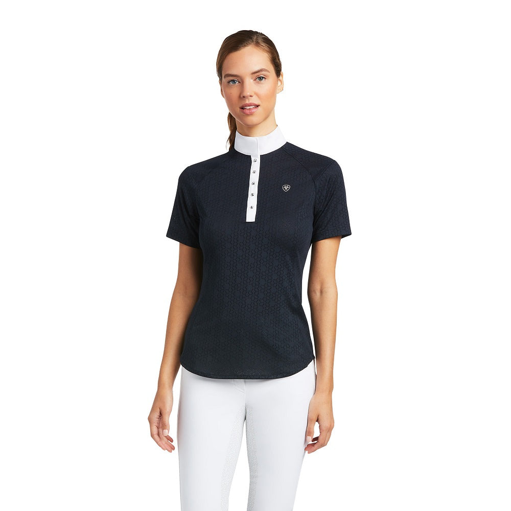 Ariat Womens Showstopper Show Shirt Navy