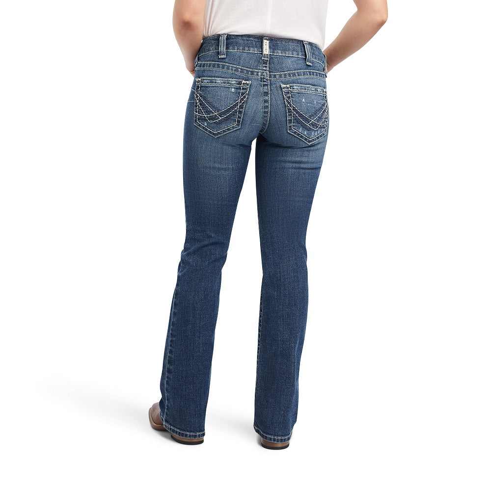 Ariat Womens Real Mid Rise Boot Cut | Raquel Canadian | Regular Leg