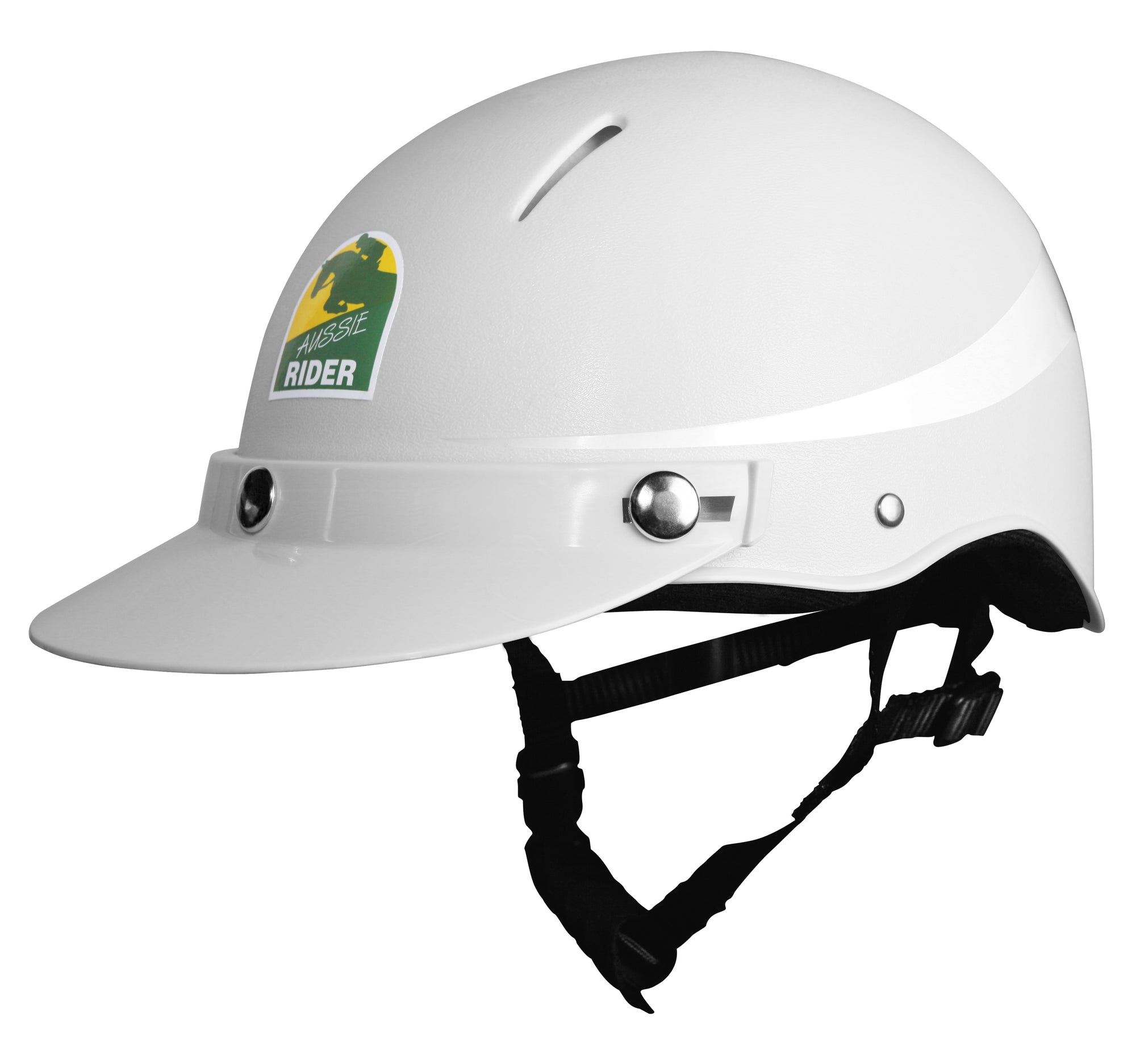 Aussie Rider Helmet White