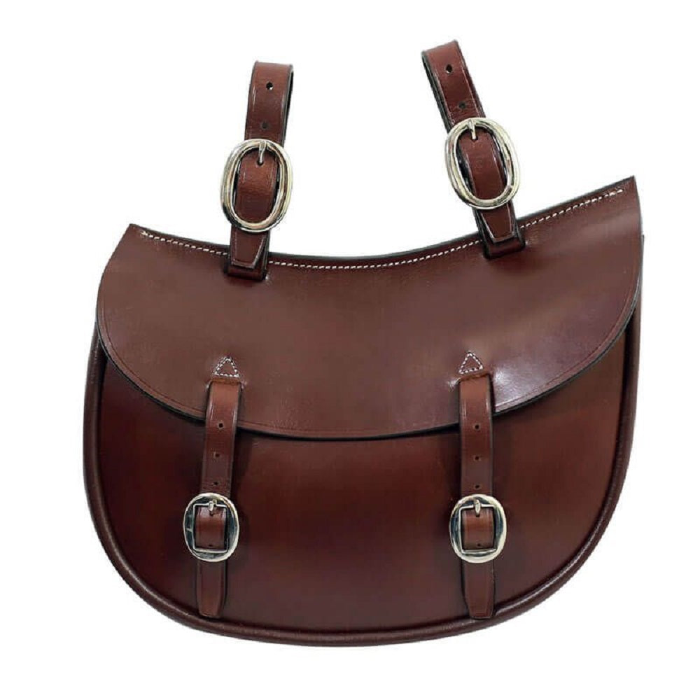Tanami Leather Oval Saddle Bag