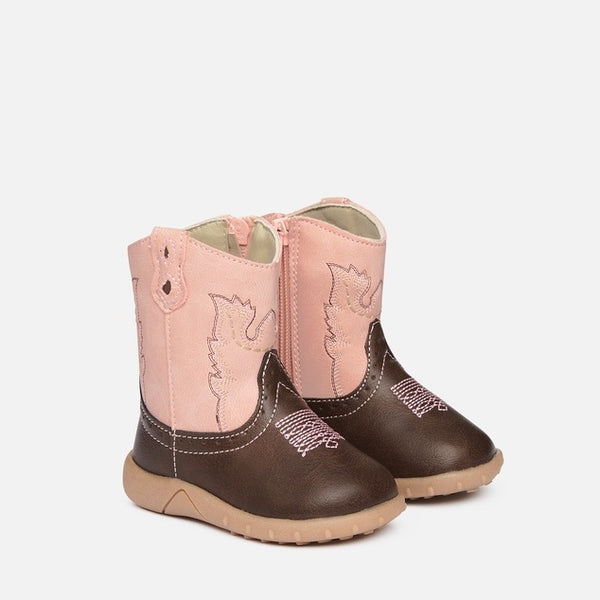 Baxter Baby Western Boot Light Pink Hiscocks
