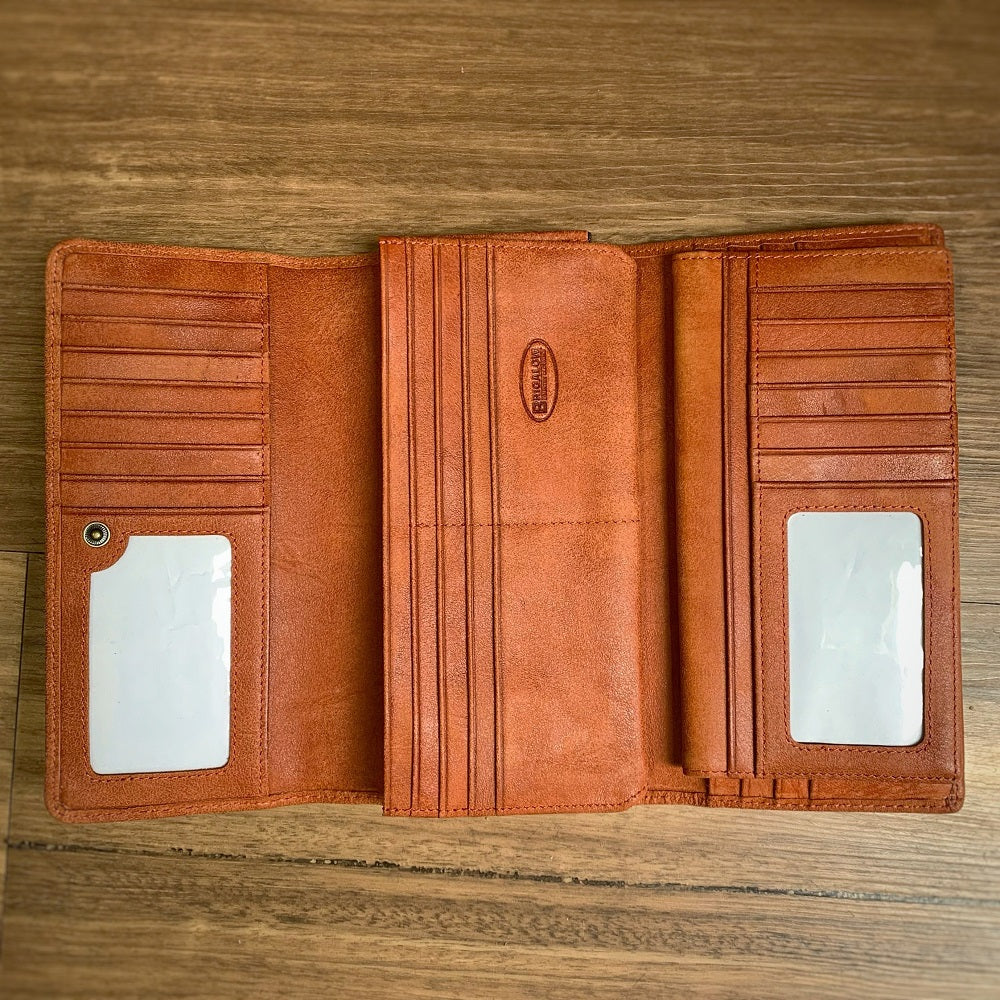Brigalow Ladies Burnt Orange Purse Hiscocks