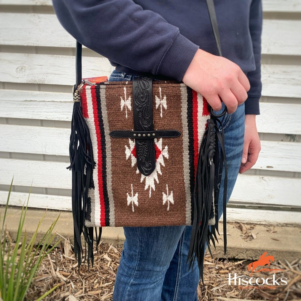 The Crossbody Woolen Western Bag