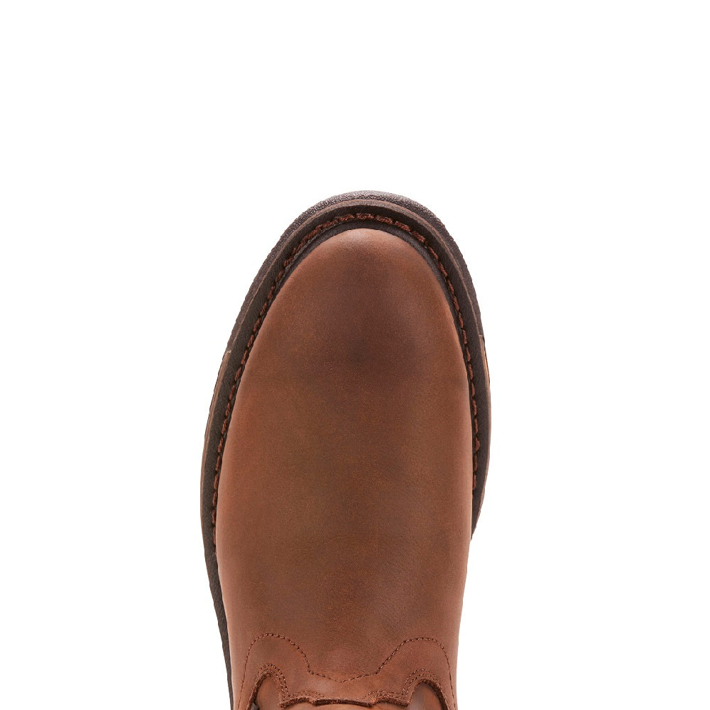 Ariat Mens Workhog Pullon H2O | Oily Distressed Brown | EE Width