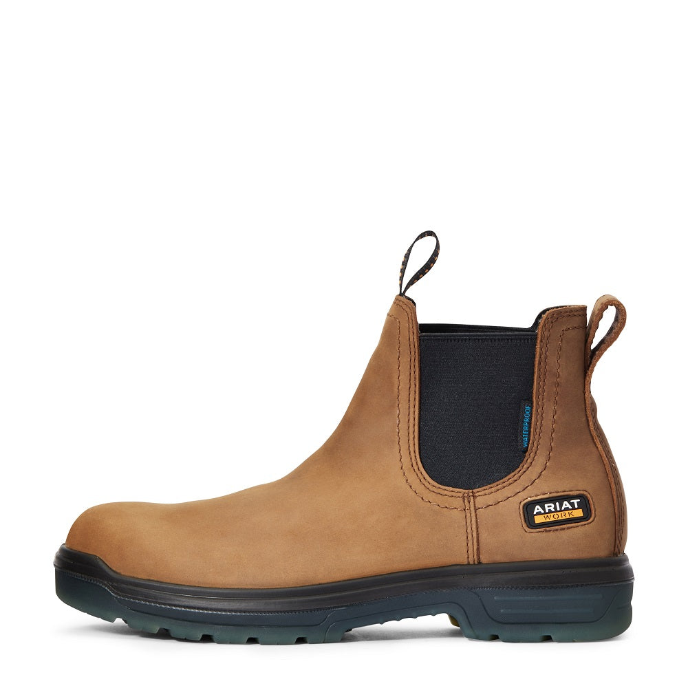 Ariat Mens Turbo Chelsea H2O Aged Bark