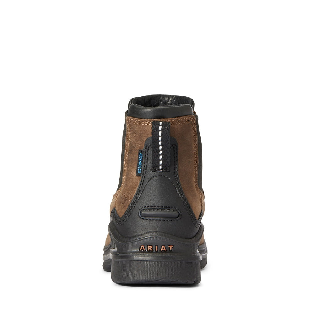 Ariat Womens Barnyard Twin Gore II H2O Antique Brown B Width