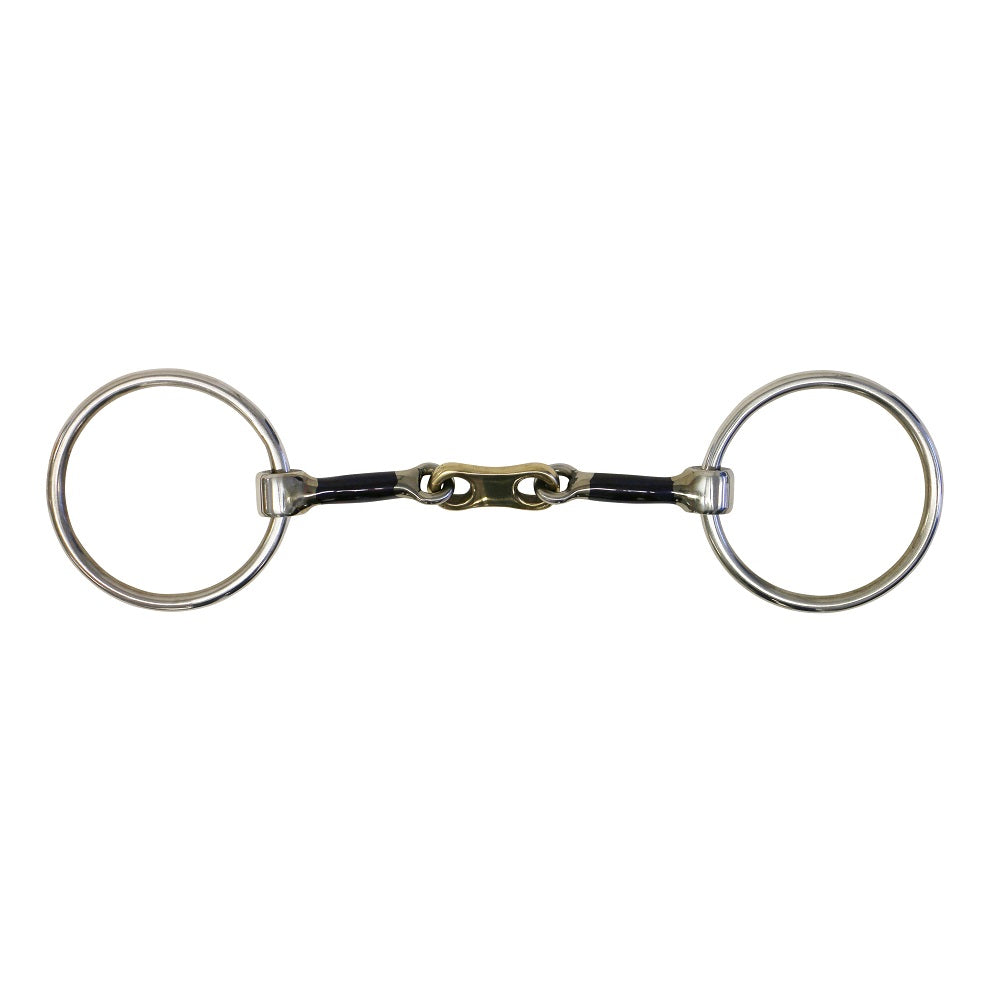 Fort Worth Blue Sweet Iron Loose Ring Snaffle | Flat Plate Link