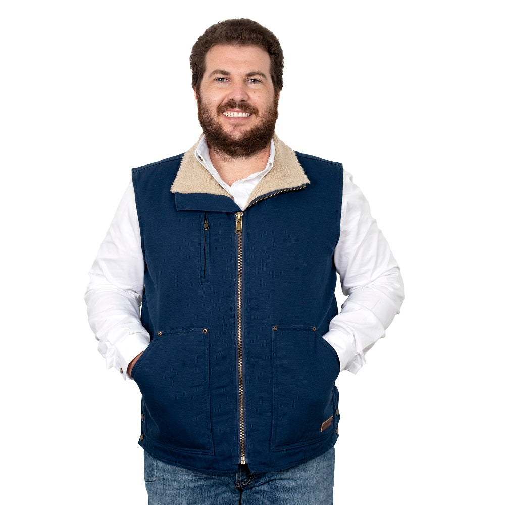 Just Country Mens Vest | Diamantina Sherpa