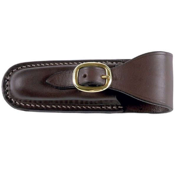 Australian Made Leather Knife Pouch Side Lay Buckle Hiscocks