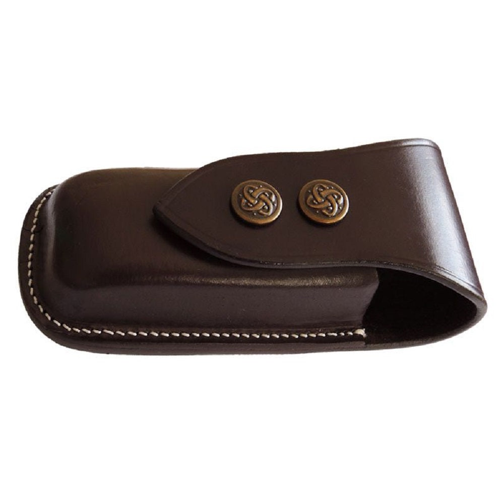Leather Multitool Pouch | Side Lay