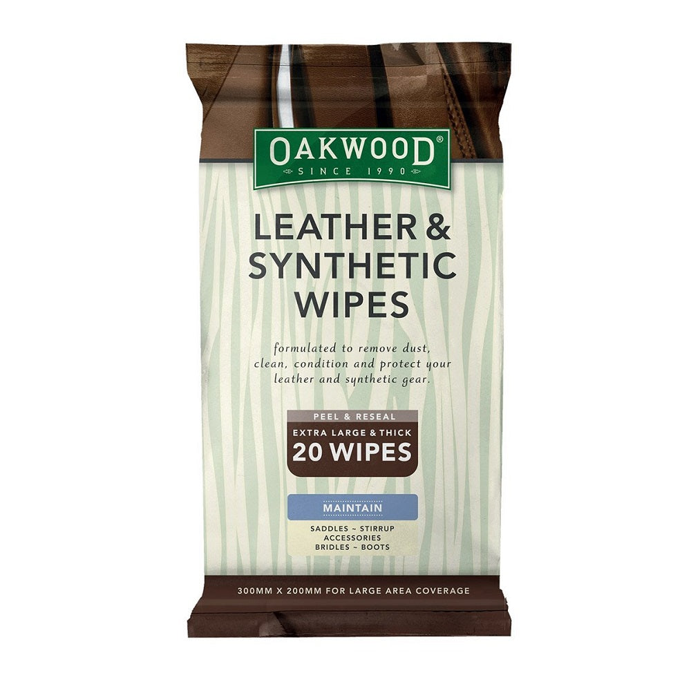 Oakwood Leather Wipes | 20 Pack