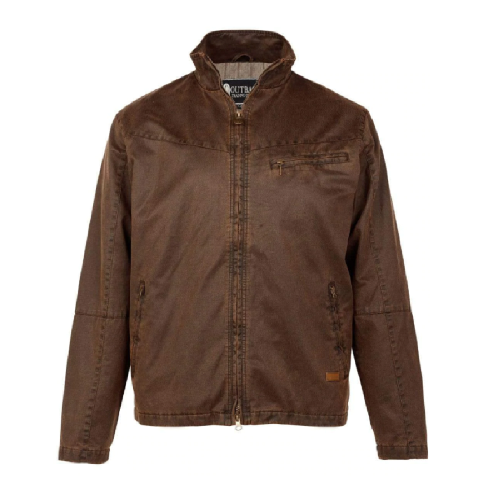 Outback Trading Mens Jacket | Reserve | Brown