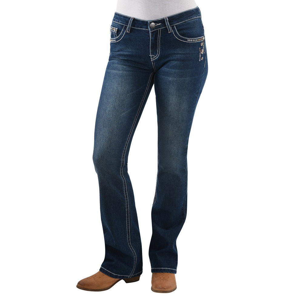 Pure Western Womens Lola Bootcut Jean | 34 Leg