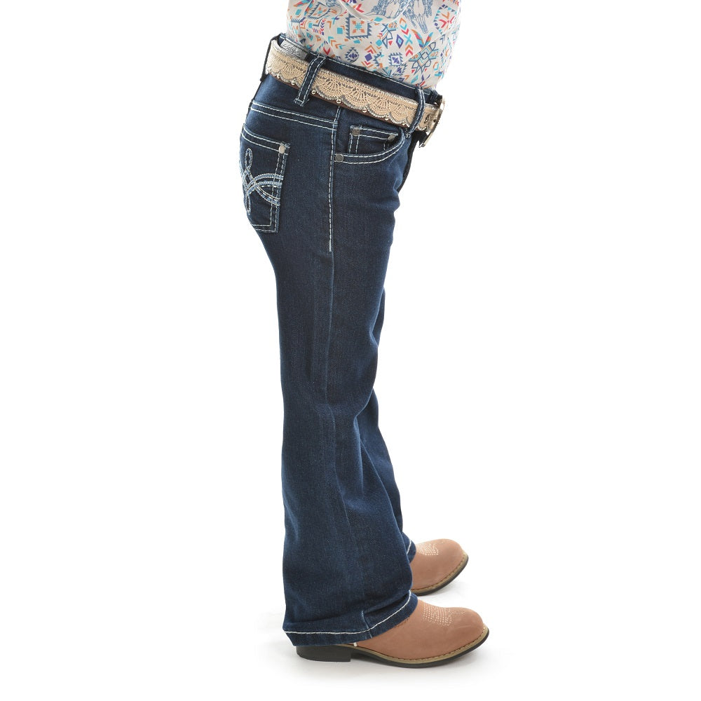 Pure Western Girls Demi Boot Cut Jean | Dark Night