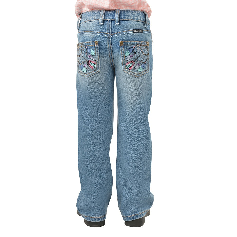 Pure Western Girls Jean | Sunny Boot Cut | Faded Blue
