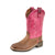 Pure Western Childrens Boot | Molly | Oil Distressed Brown / Pink