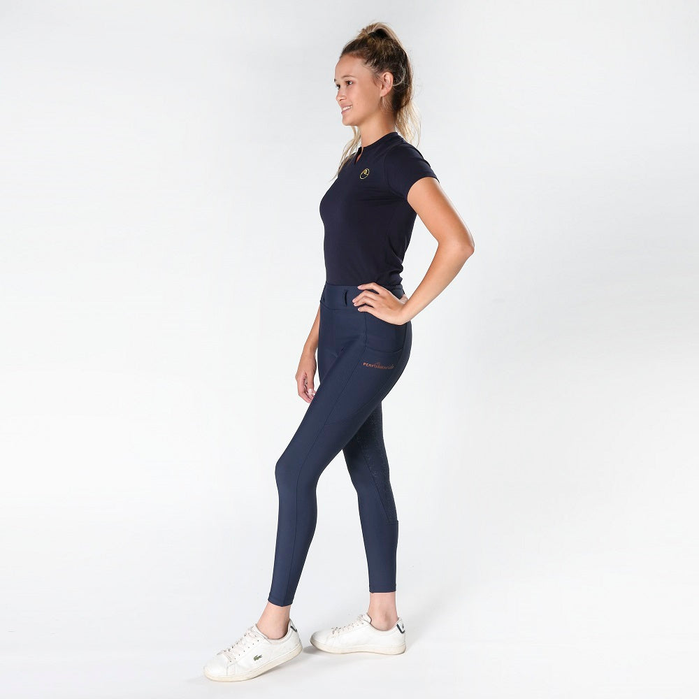 Performa Ride Womens Evolve Riding Tights | Navy