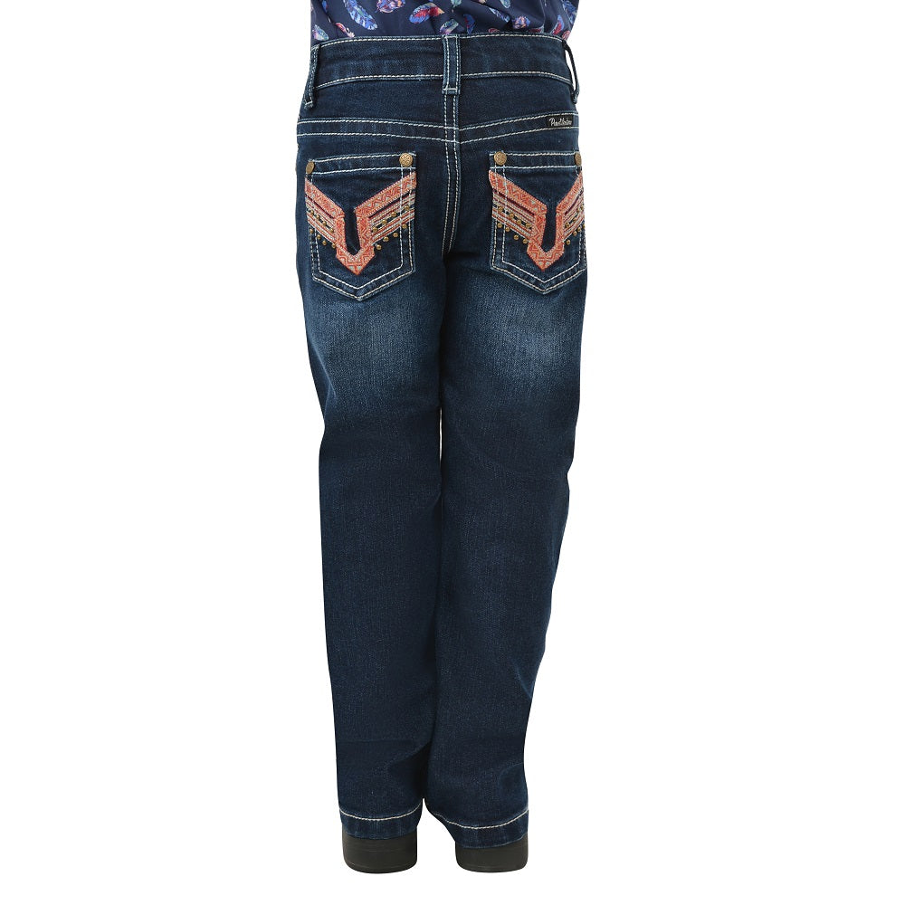 Pure Western Girls Aztec Bootcut Jean