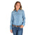 Pure Western Womens Adriana Print Western Shirt Denim