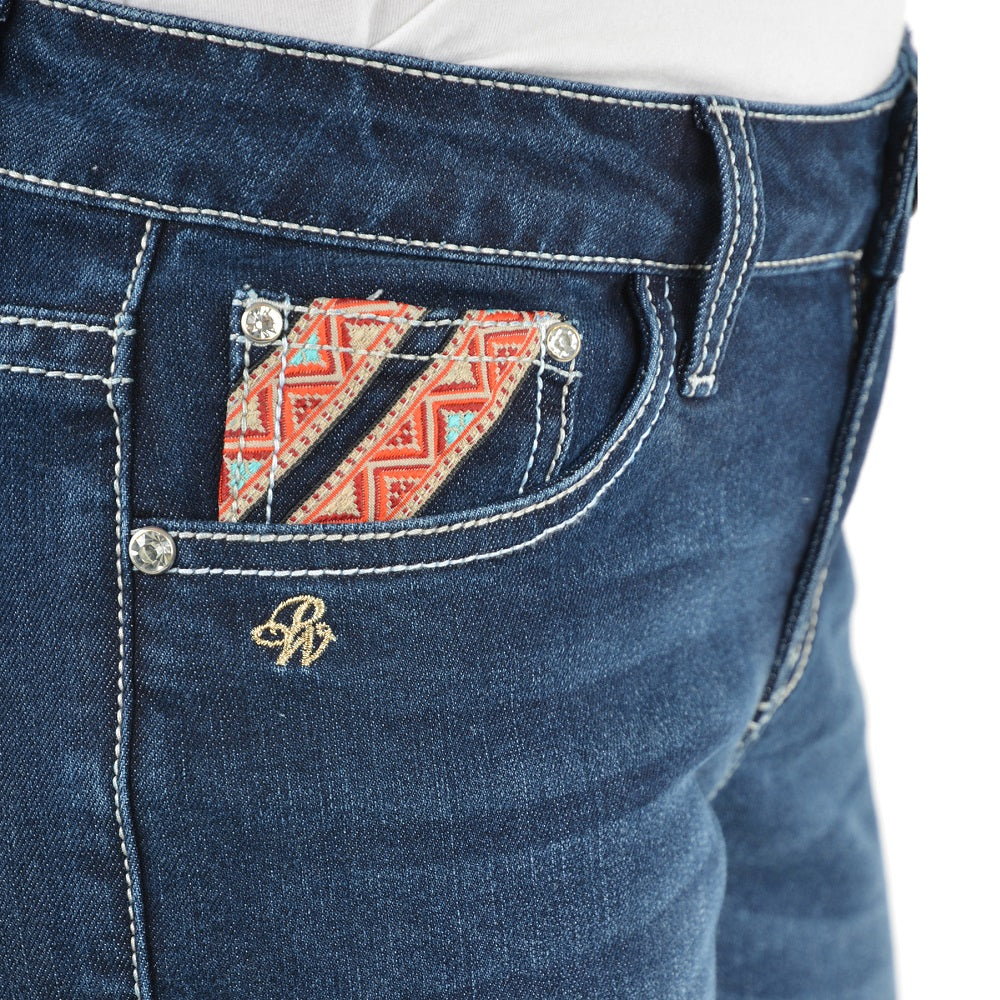Pure Western Womens Jeans | Aztec | Bootcut 34 Leg
