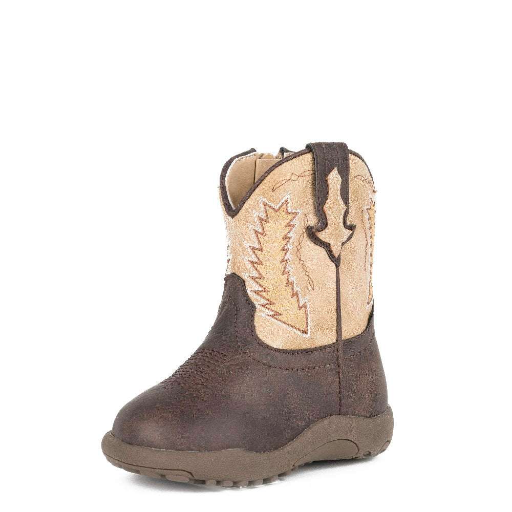 Roper Infants Cowbaby Billy Boot | Brown / Cream