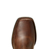 Ariat Childrens Heritage Roper Wide Square Toe Distressed Brown