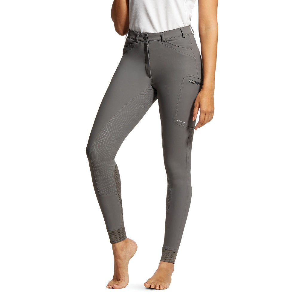 Ariat Womens Triton Grip Breeches | Plum Grey