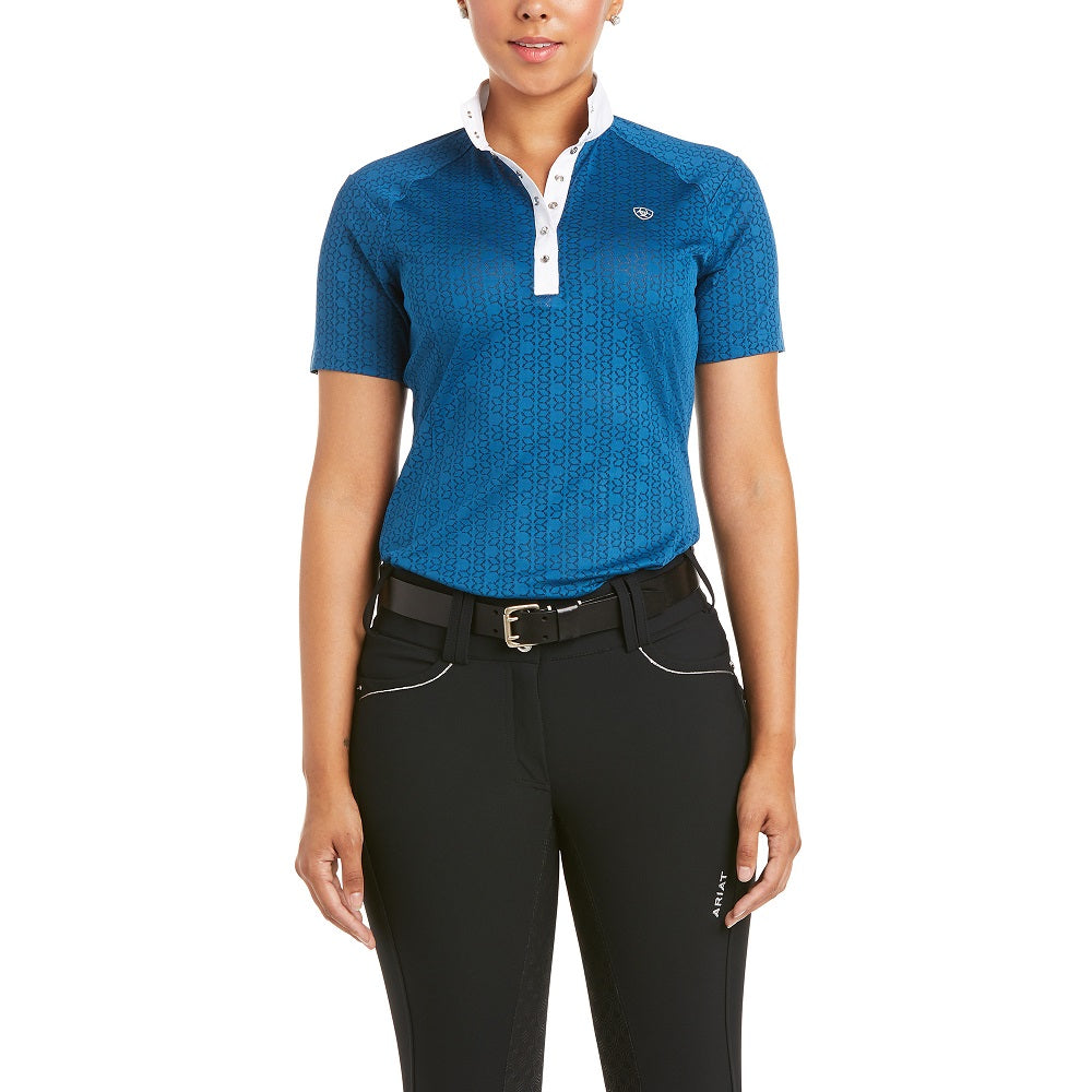 Ariat Womens Showstopper 3.0 Show Shirt | Blue Opal