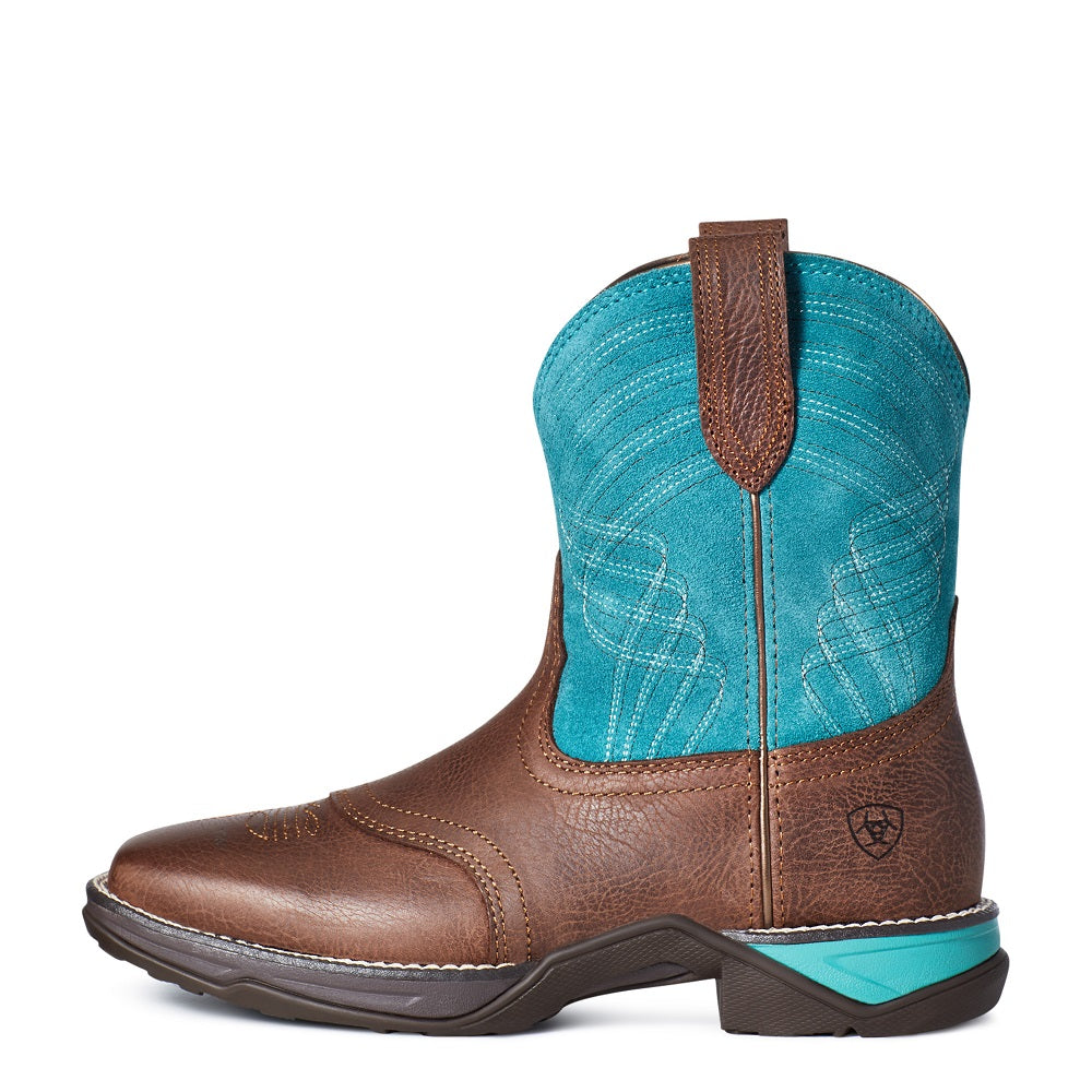 Ariat Womens Anthem Shortie Dark Cottage / Turquoise C Width