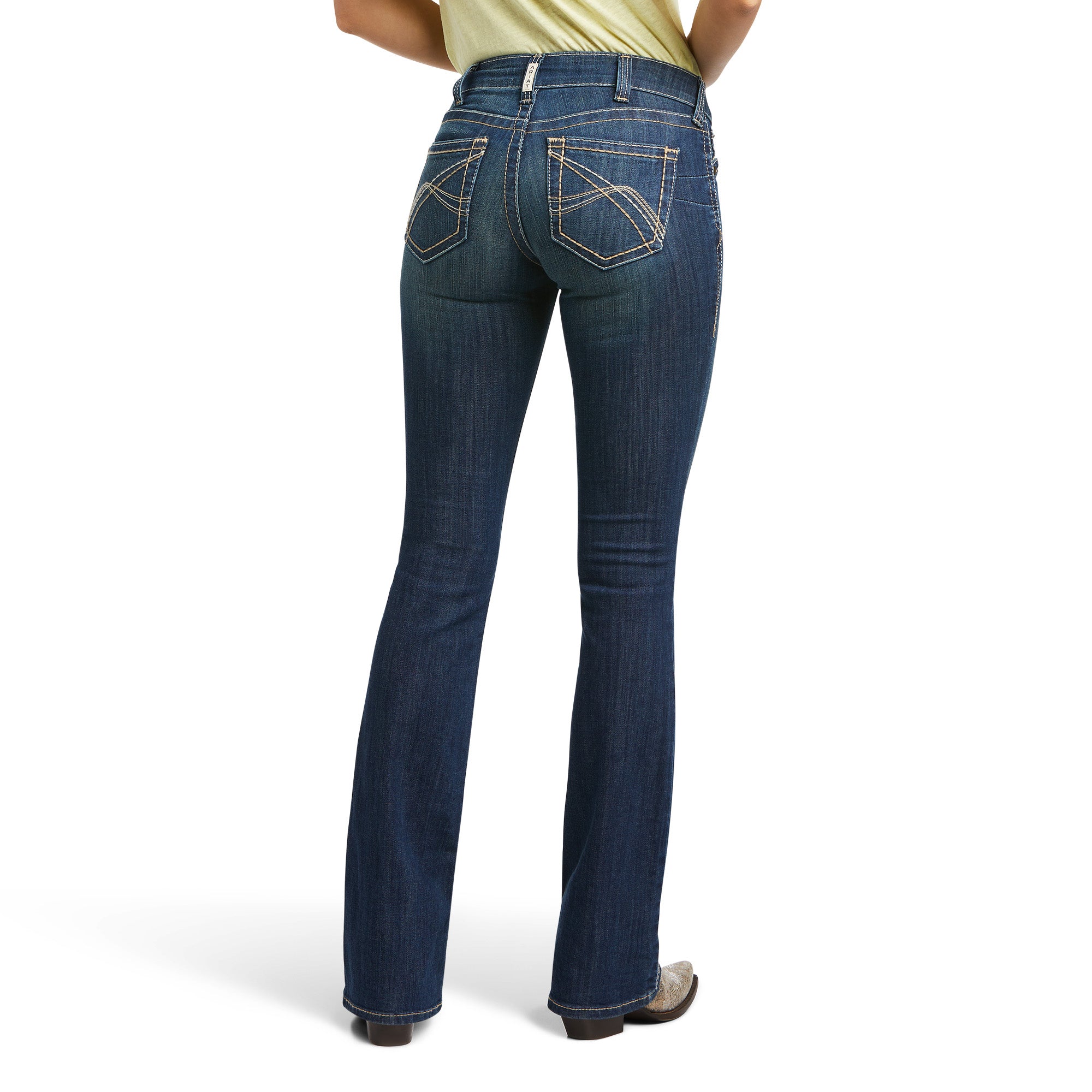 Ariat Womens Real Midrise Bootcut Corinne Pacific | Regular Leg