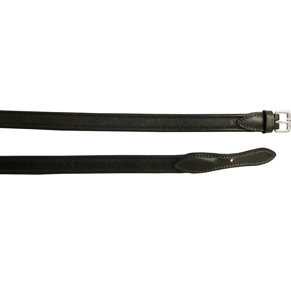 Jeremy &amp; Lord Nappa Covered Leather Grip Stop Reins
