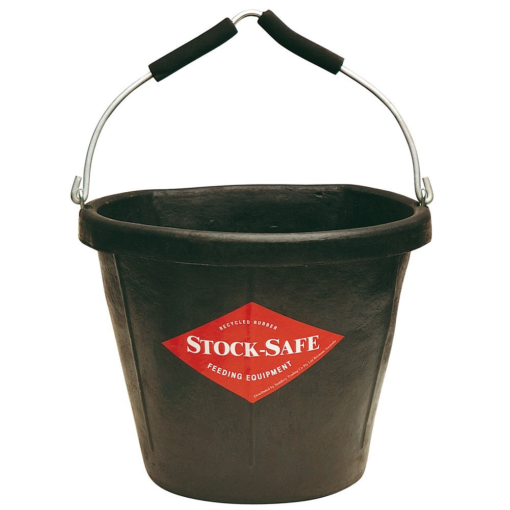 Stock-Safe Flat Back Bucket | 17 litre