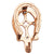 Brass Bridle Bracket | Horseshoe Hook
