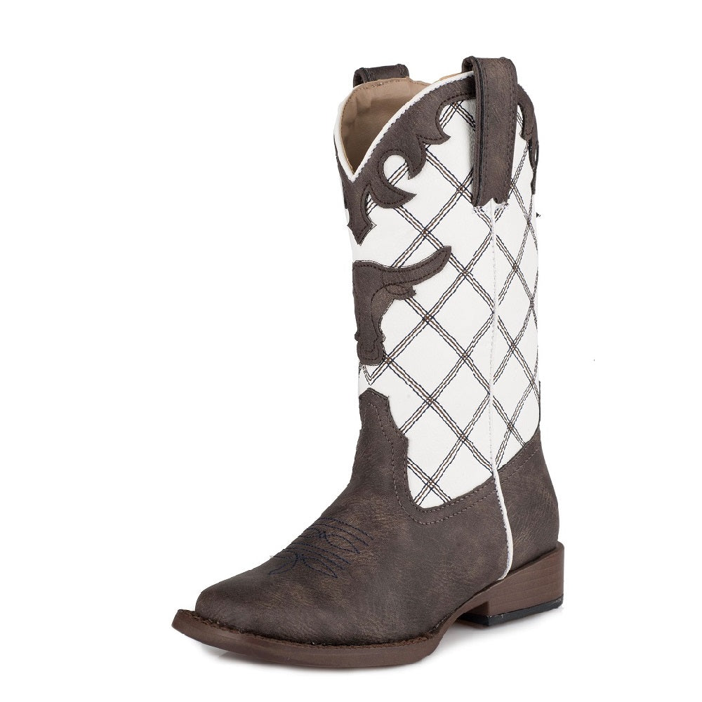 Roper Little Kids Steerhead | Chocolate / White