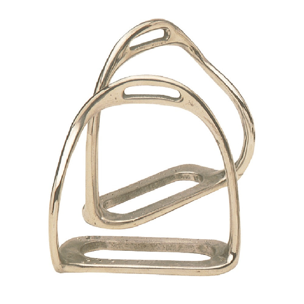 Bent Leg Safety Stirrups | Chrome Plated