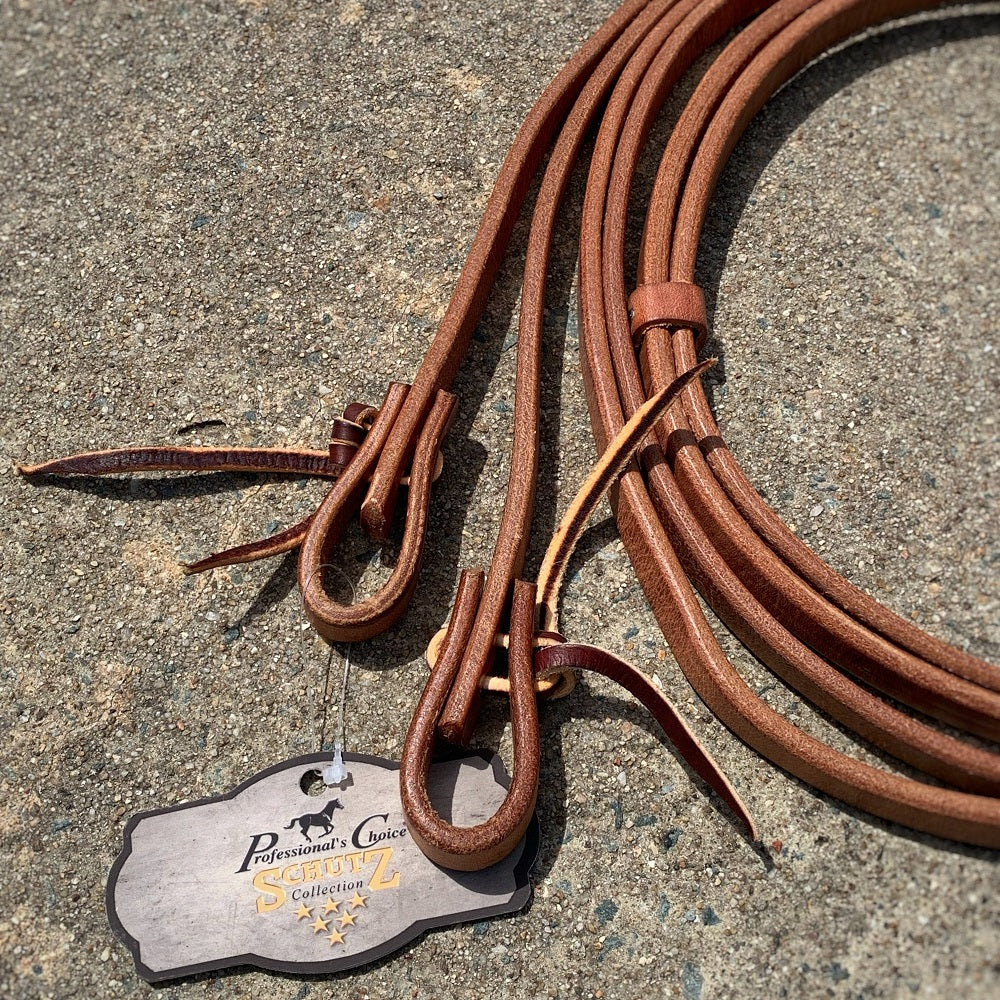 Schutz Split Reins Harness Leather 5/8 Inch