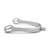 Tech Stirrups Milan Light Spurs | Matt Silver