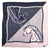 Thomas Cook Hannah Silk Scarf | Navy / Pink