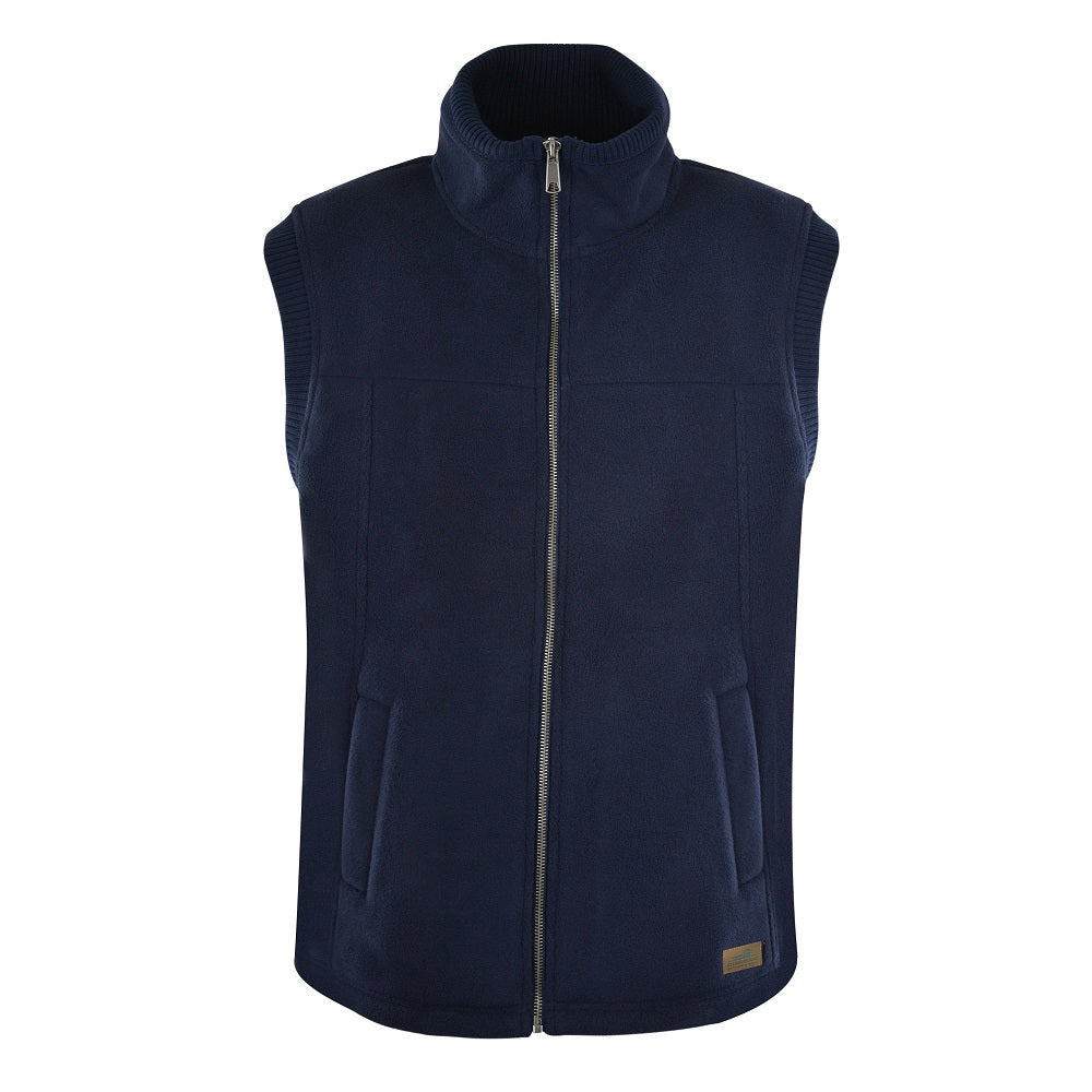 Thomas Cook Duk-Bak Mens Pacific Bonded Fleece Vest | Navy