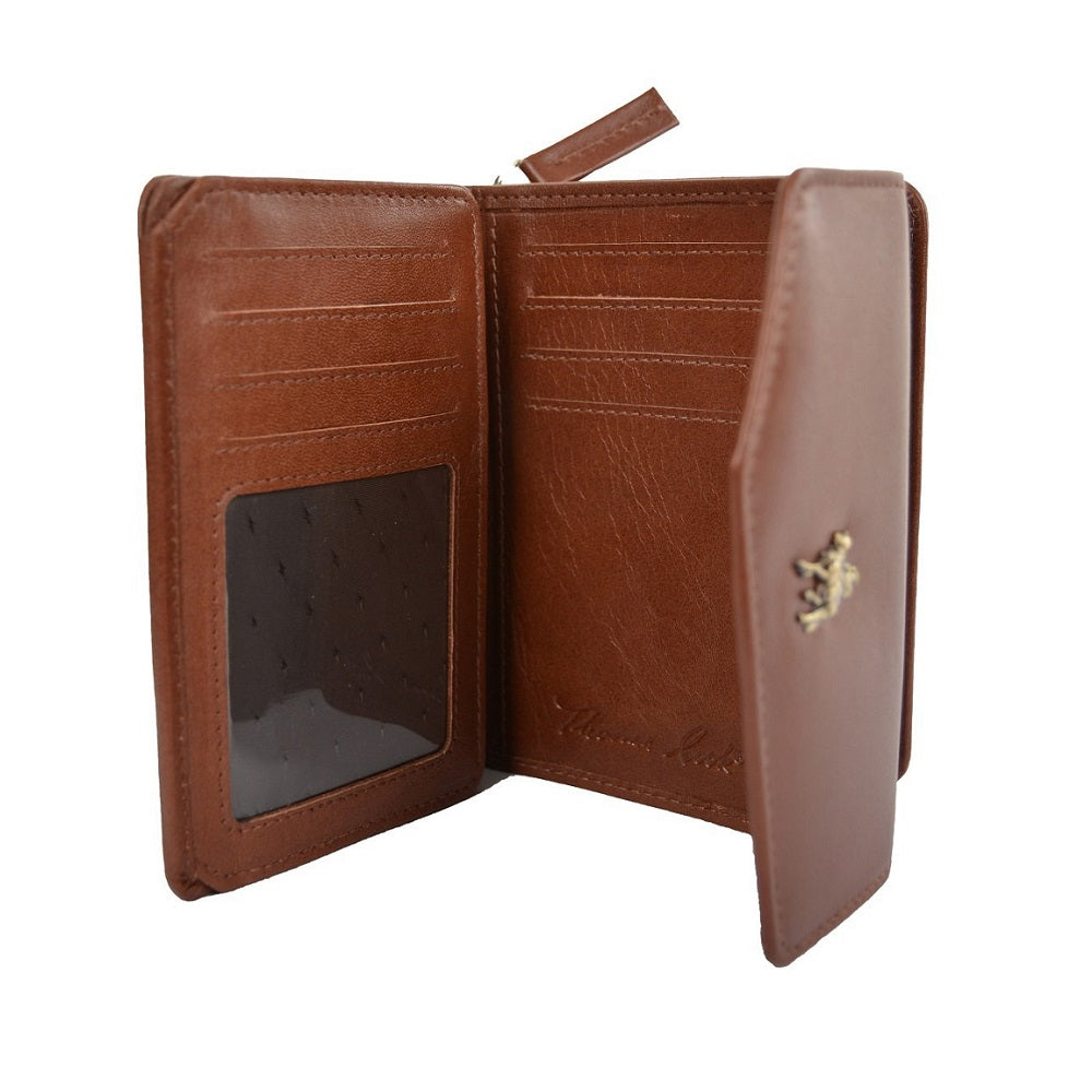 Thomas Cook Cootamundra Zip and Snap Small Wallet | Tan