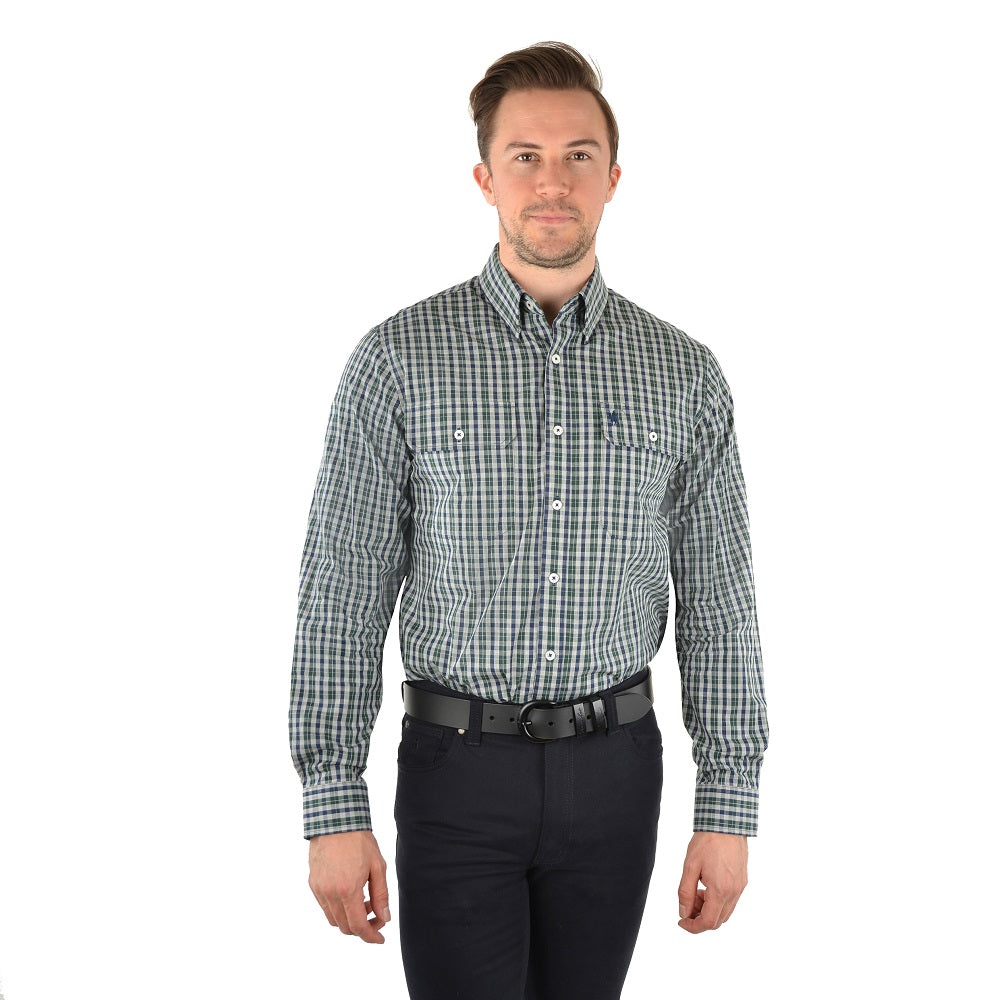 Thomas Cook Mens Shirt | Thompson | Navy / Green