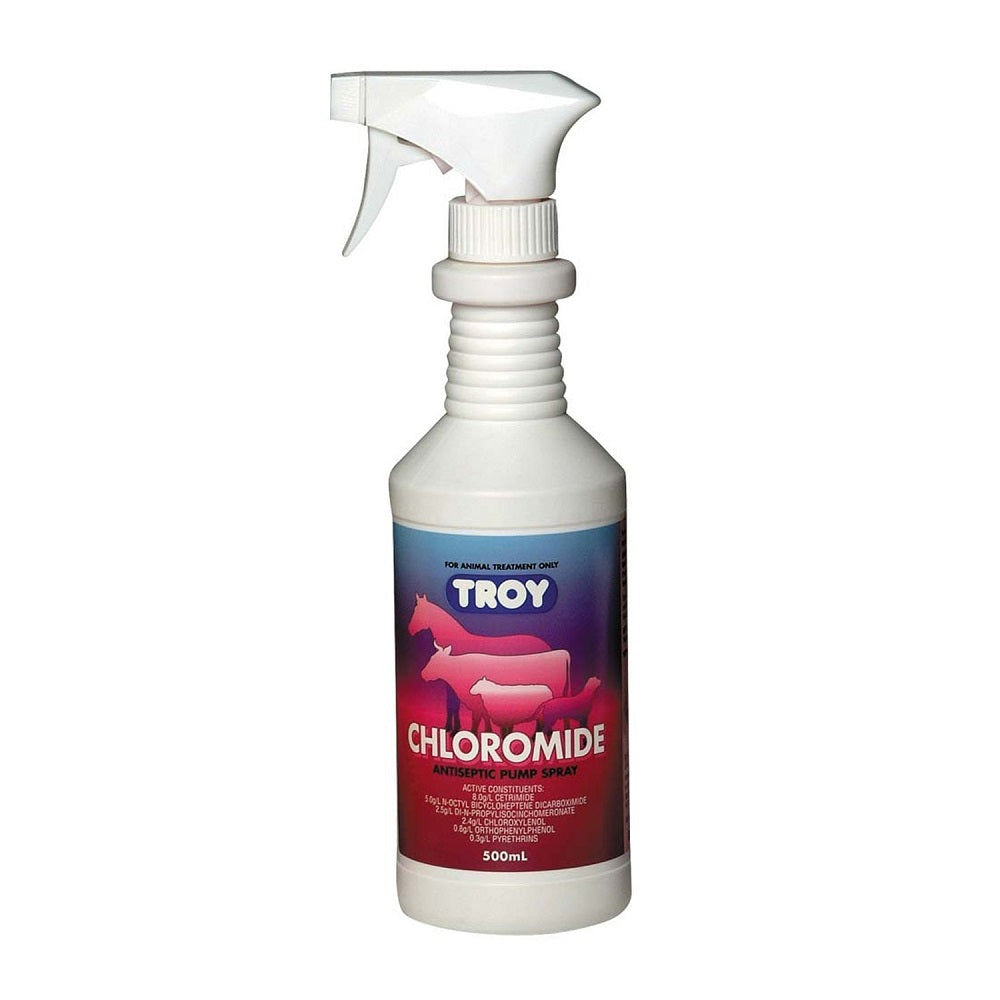 Troy Chloromide Antiseptic Insect & Fly Spray | 500ml