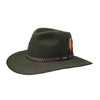 Akubra Tablelands Hat in Brown Olive