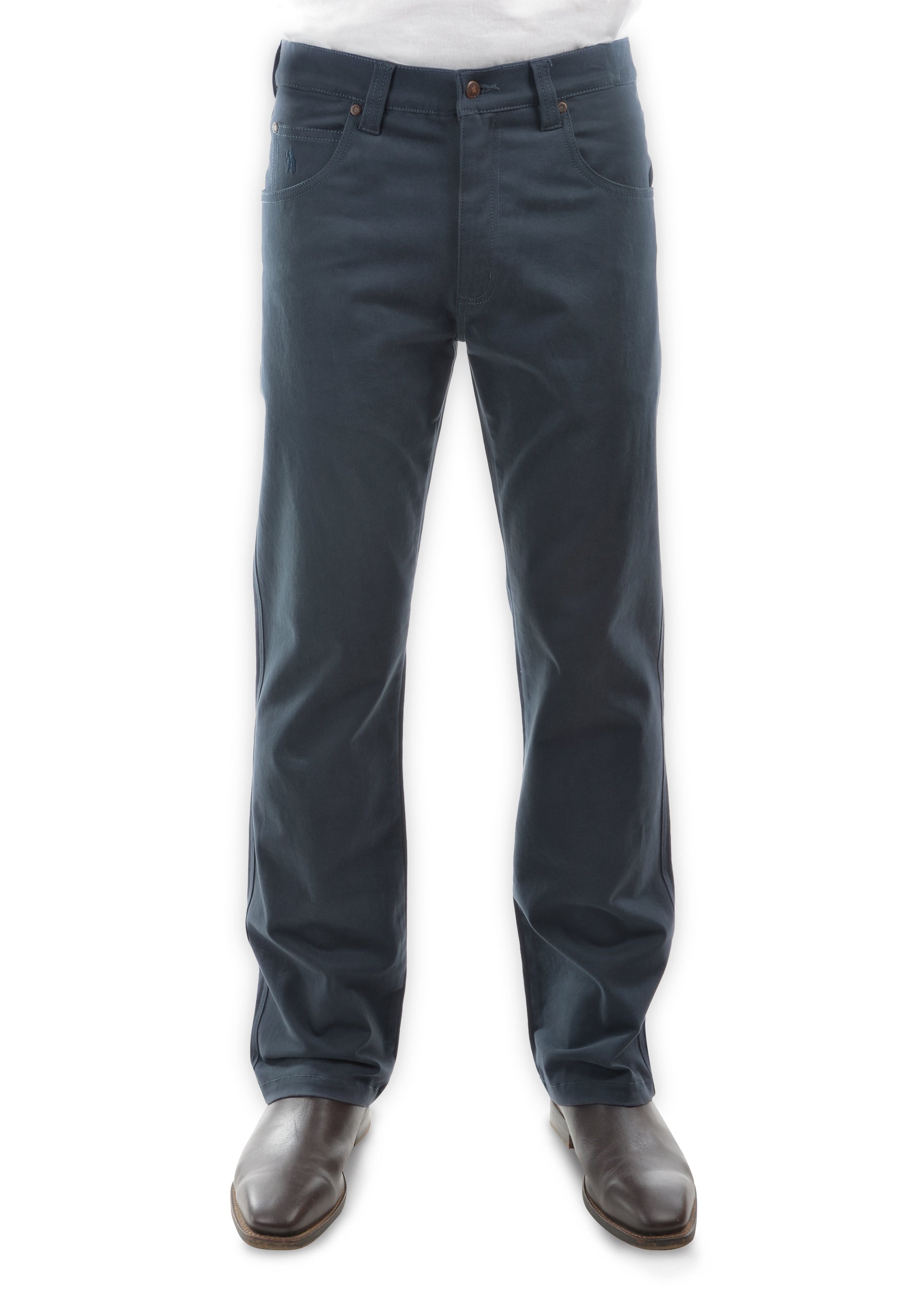 Thomas Cook Men's Stretch Moleskin Jean in Blue Steel
