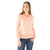 Thomas Cook Womens Cable V Neck Knit Jumper | Peach