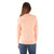 Thomas Cook Womens Cable V Neck Knit Jumper | Peach